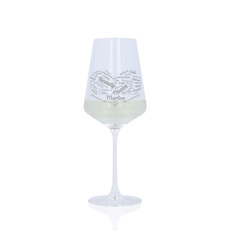 LEONARDO Weißweinglas mit Gravur „Puccini“