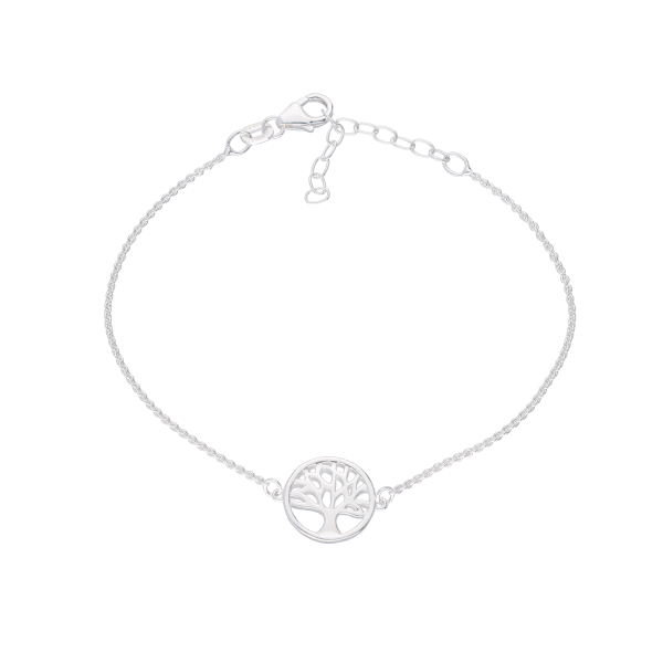 Armband „Lebensbaum“ – 925 Silber (16–19 cm)