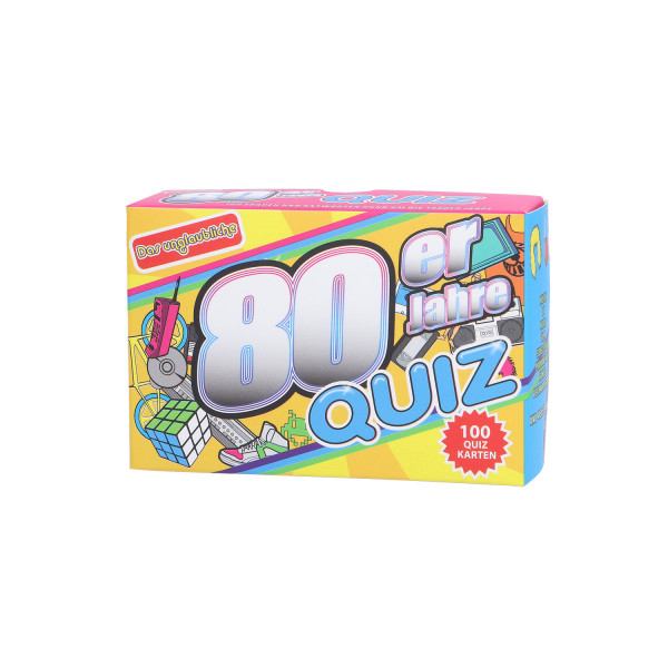 80er Jahre Quiz – Mit 100 Quizkarten