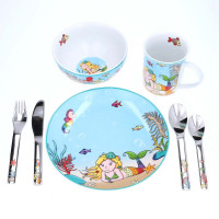 PURESIGNS® Kinderbesteck 7-teilig mit Gravur „Toja“ SET