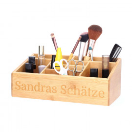 Organizer mit Gravur aus Bambus Organizer mit Gravur aus Bambus