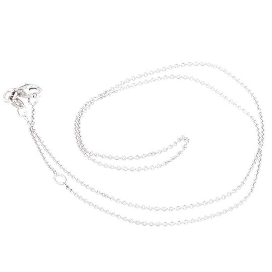 Personalisierte Halskette Mit Gravur – Edelstahl, 50 Cm, Mit Rundem Anhänger, Geschenk Für Damen & Herren
