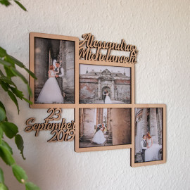 Bilderrahmen 4 Bilder (10x15 cm, inkl. Personalisierung) Bilderrahmen 4 Bilder (10x15 cm, inkl. Personalisierung)