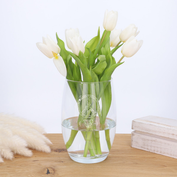 Vase mit Gravur „Fiona“