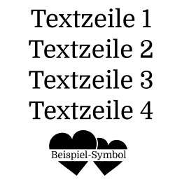 0060 4 Zeilen Text und Icon 0060 4 Zeilen Text und Icon