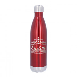 CILIO Isolierflasche mit Gravur in rot (750ml)