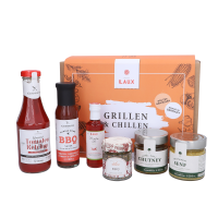 Präsentkorb „Grillen & Chillen“ – 6-teilig