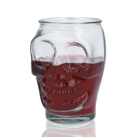Glas mit Gravur „Skull Tumbler“