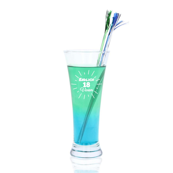 Cocktail Glas mit Gravur „Gimlet“