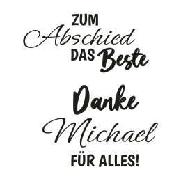 0214 zum Abschied das Beste 0214 zum Abschied das Beste