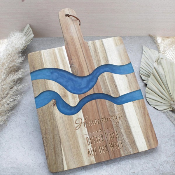 Epoxidharzbrettchen mit Griff