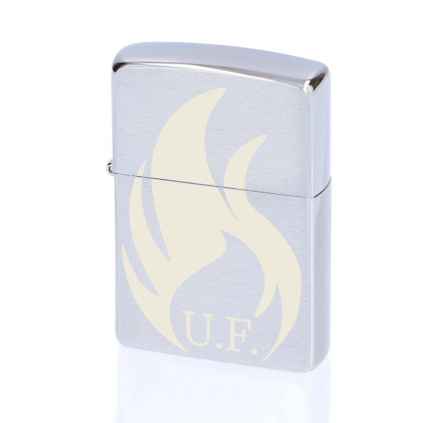 Zippo "Chrome Brushed" (inkl. Gravur)