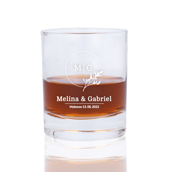 Whiskyglas mit Gravur „Highlands small“