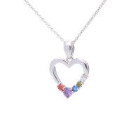 Anhänger „Rainbow“ mit Zirkonia – 925 Silber