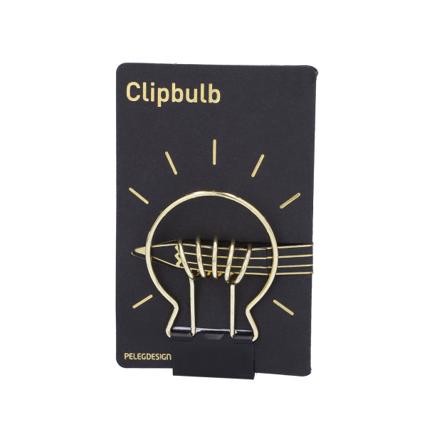 Stifte-Clip für Notizbücher "Glühbirne-Clipbulb"