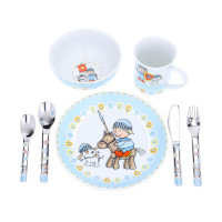 PURESIGNS® Kinderbesteck 7-teilig mit Gravur „Miko“ SET