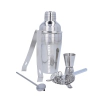 Cocktail Shaker mit Gravur, Set 5-teilig, CILIO