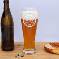 Weizenglas mit Gravur personalisiert „Bavaria“
