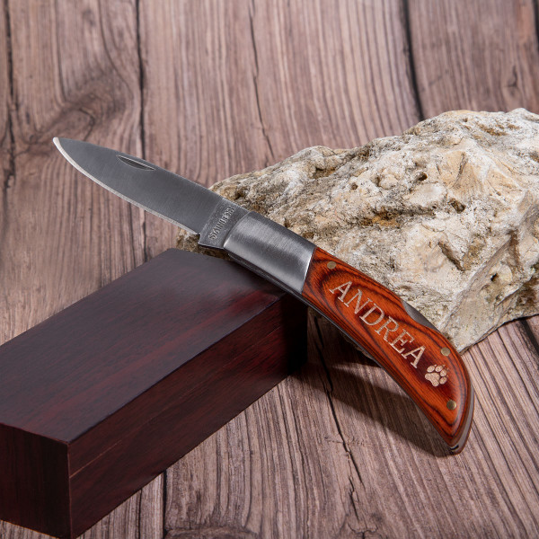 Taschenmesser mit Gravur "Survivor"