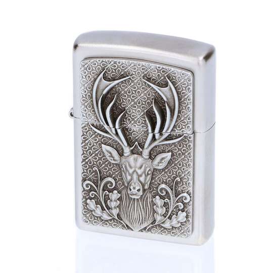 Personalisiertes Zippo Feuerzeugetui - Lasergravur Mit Namen Oder Logo In Roségold