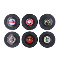 Untersetzer „Rockabilly Schallplatten“ (6 Stück)