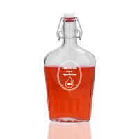 Bügelflasche mit Gravur 0,5 Liter