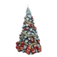 Kerze „Weihnachtsbaum mit Geschenken“