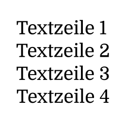 0058 4 Zeilen Text 0058 4 Zeilen Text