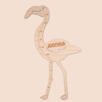Kinder-Messlatte „Flamingo“ mit Personalisierung