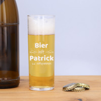 Kölschglas mit Gravur (Bierglas „Kölnerstange“)