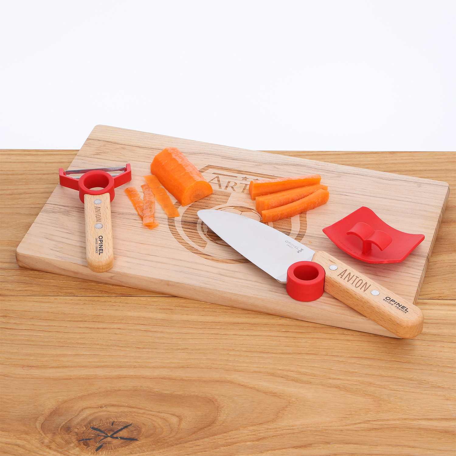 Opinel Messer-Set Le Petit Chef für Kinder, 3-teilig, 1 Set