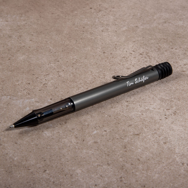 LAMY Kugelschreiber mit Gravur – LX AU Grau