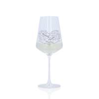 LEONARDO Weißweinglas mit Gravur „Puccini“