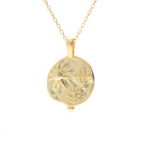 Halskette „Himmel Antik“ – 925 Silber vergoldet