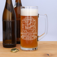 Bierkrug mit Gravur „Classic slim“