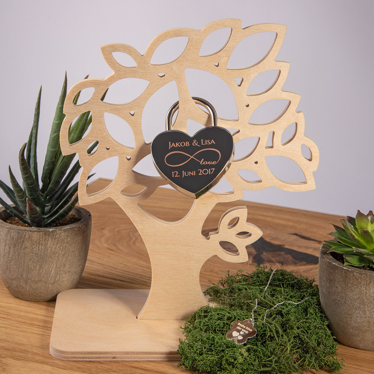 Kleiner DekoBaum aus Holz Wohnzimmer Deko aus Holz ♥ Haus der Unikate