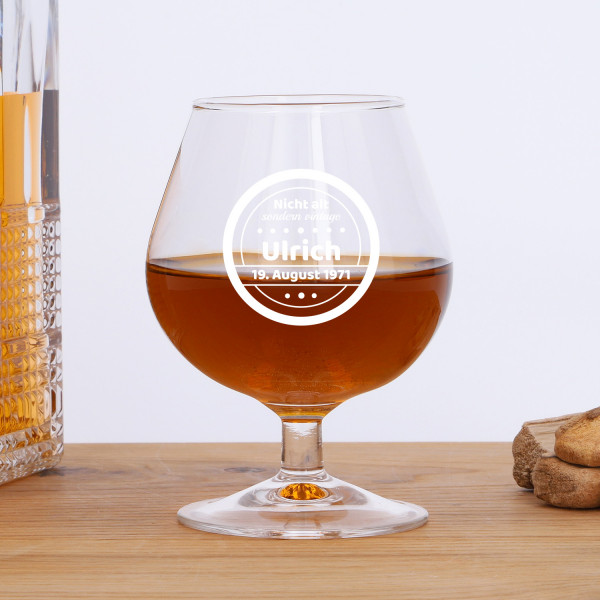 Cognac Glas mit Gravur „Chevalier“