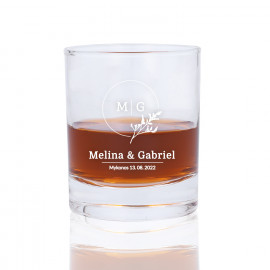 Whiskyglas mit Gravur „Highlands small“