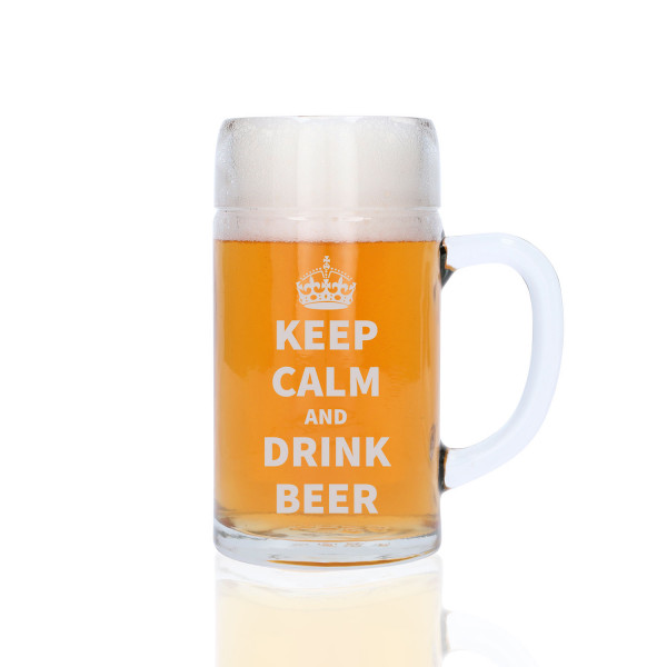Maßkrug mit Gravur personalisiert „Oktoberfest“