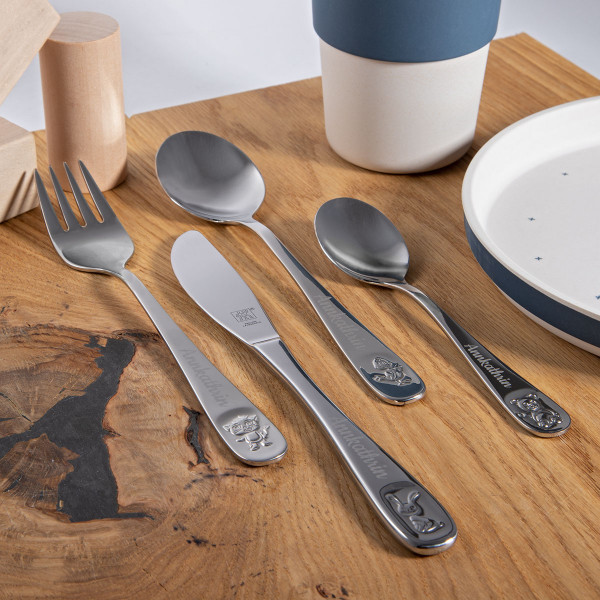 ZWILLING® Kinderbesteck 4-teilig mit Gravur "Bino"