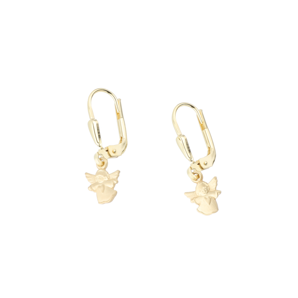 Kinderohrringe „Engel“ in gold – 925 Silber vergoldet
