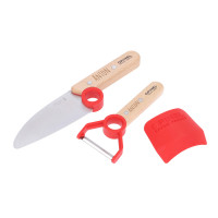 OPINEL Kinder Küchenmesser Set 3-teilig mit Gravur „Le petit chef“