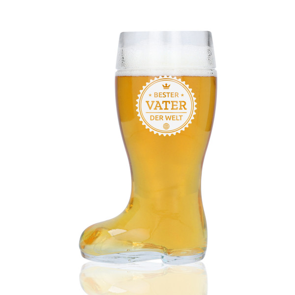 Bierstiefel mit Gravur „Deluxe“