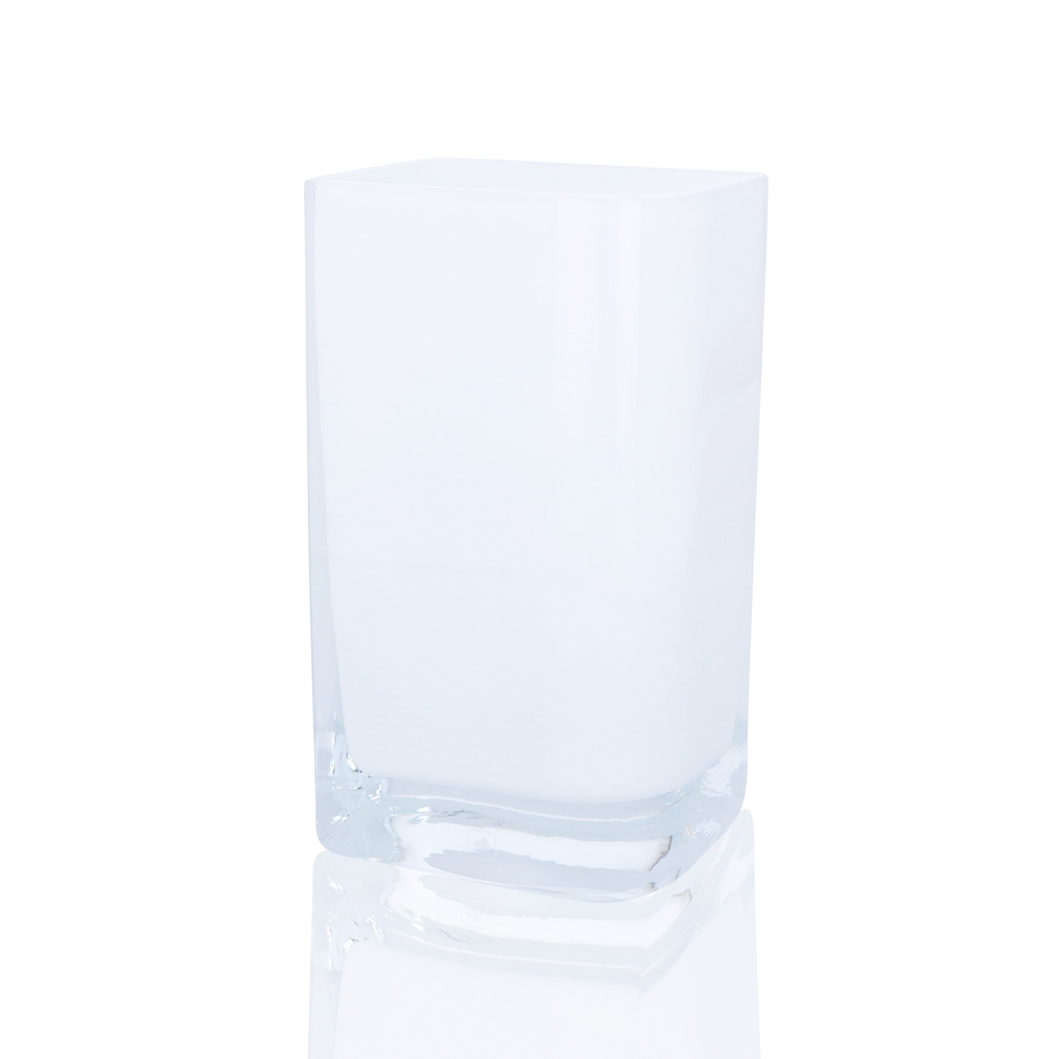 Leonardo 65956 Lucca - Vaso 30 x 11 cm, Colore: Bianco
