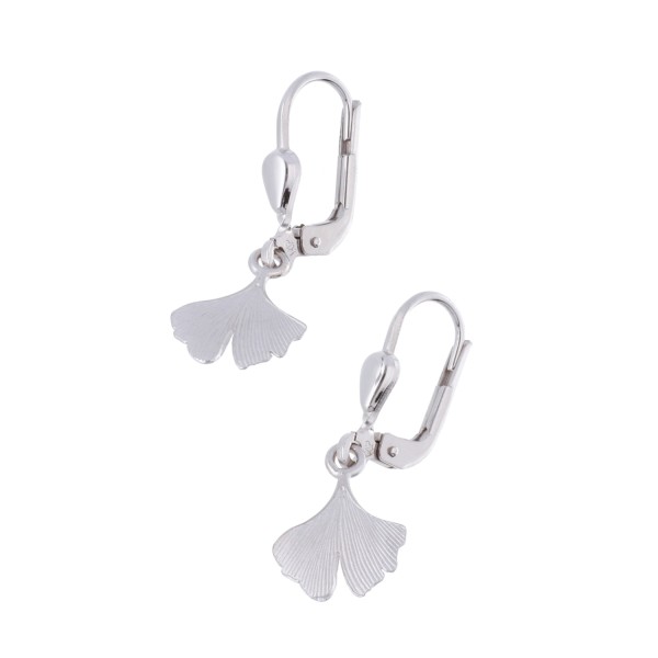 Ohrringe „Ginkgo“ – 925 Silber