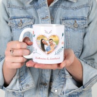 Tasse Herzensmensch - beidseitig bedruckt (vorne Bild im Herz + Text, hinten zweiter Text)