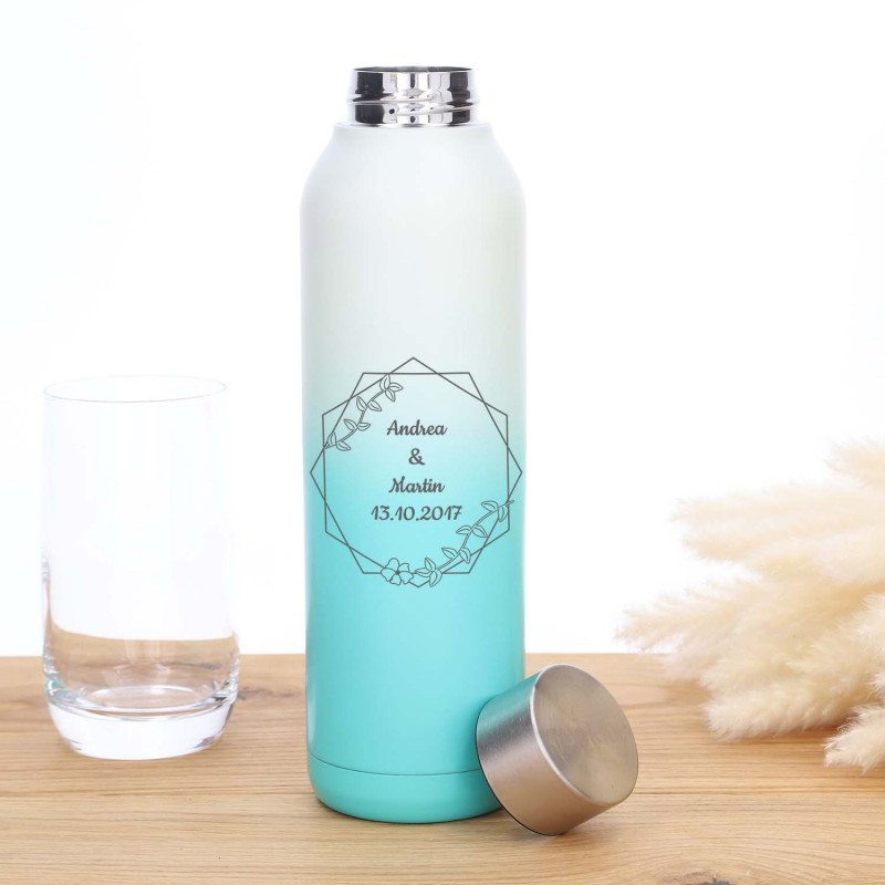 Quokka Trinkflasche mit Gravur „Seashore“ (630ml)