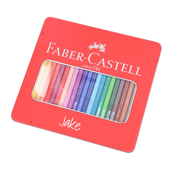 FABER CASTELL Buntstifte – Colour Grip 24er Set im Metalletui
