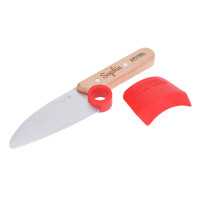 OPINEL Kinder Küchenmesser mit Gravur Fingerschutz „Le petit chef“