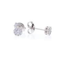 Elegante Ohrstecker mit Zirkonia – 925 Silber